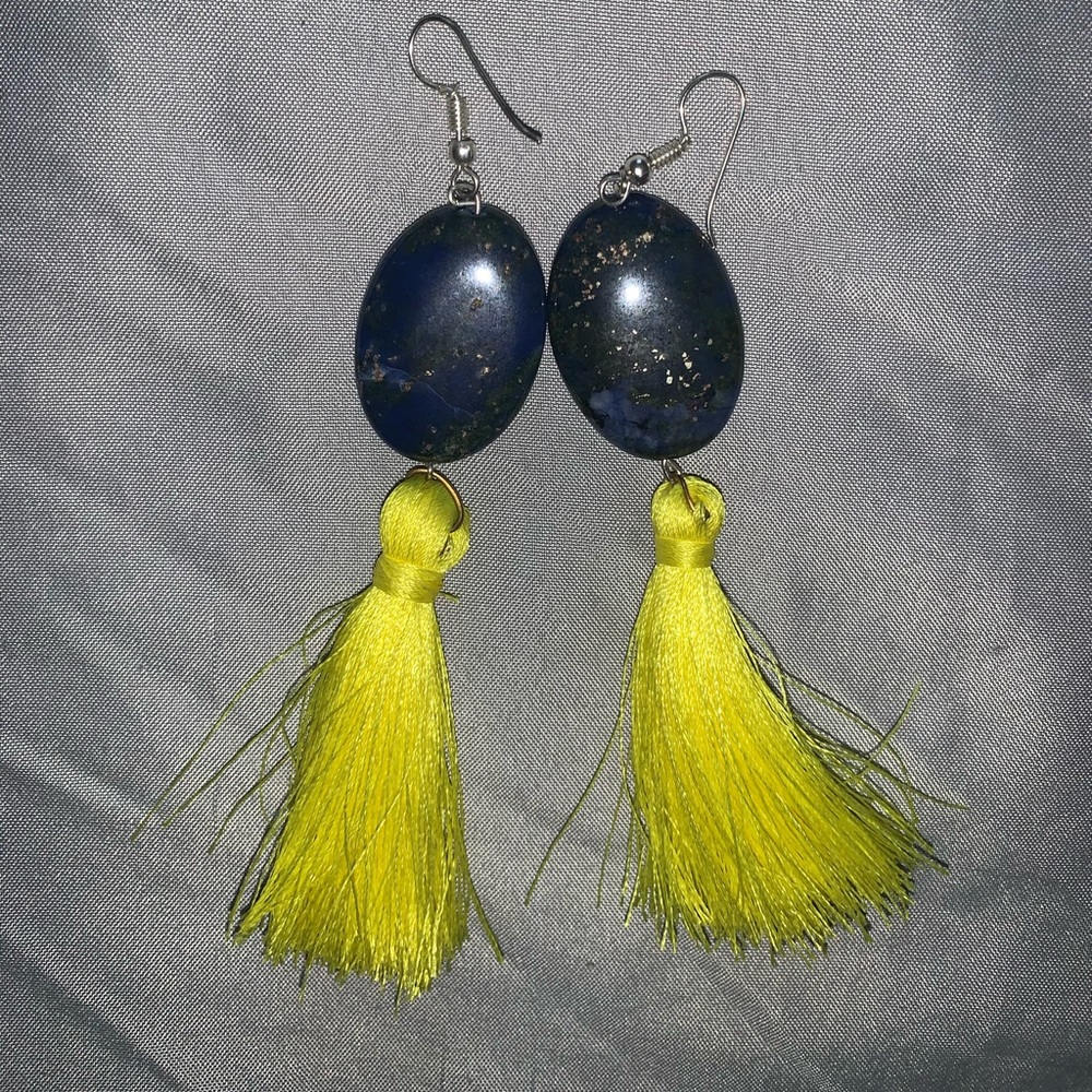 Tassel vibrant earrings